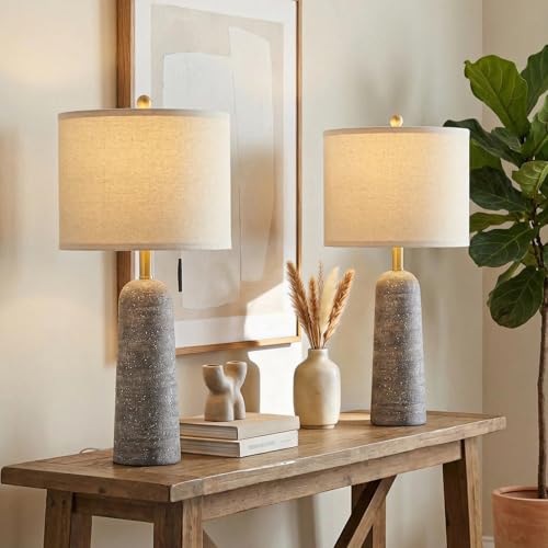 27.25" Modern Table Lamp Set of 2 (2 Count)