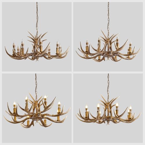 Antlers Chandelier 8 Light