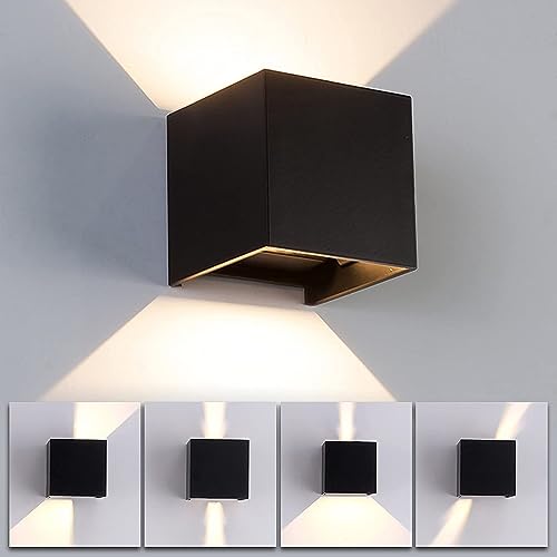 2 Pack Outdoor Sconces Wall Lights LED 20W Exterior (2 Count)