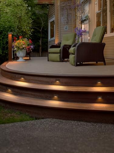 3 Pack 5CCT 120V LED Step Lights (3 Count)