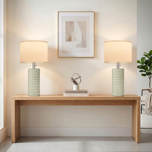 20” Modern Table Lamps Set of 2 (2 Count)