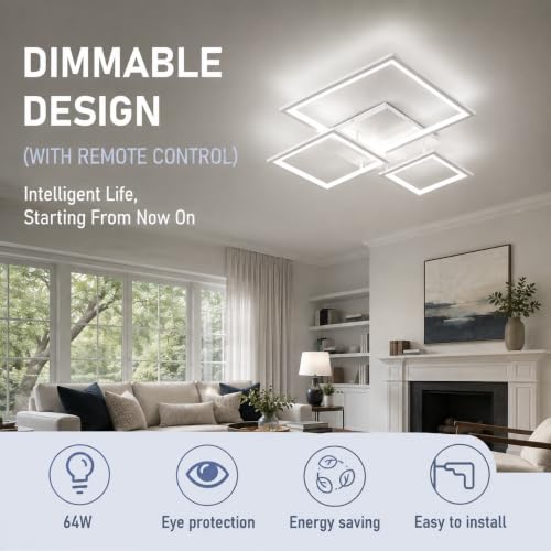 Modern Black Led Ceiling Light 3