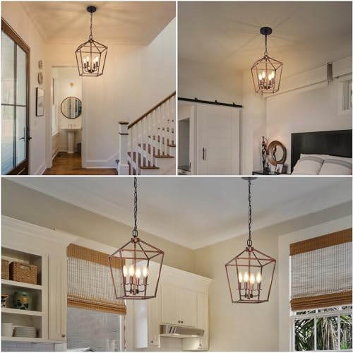 4 Light Rustic Chandelier