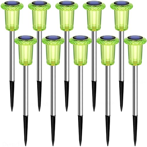 Solar Halloween Lights Outdoor Waterproof 10 Pack Halloween Decor (10 Count)