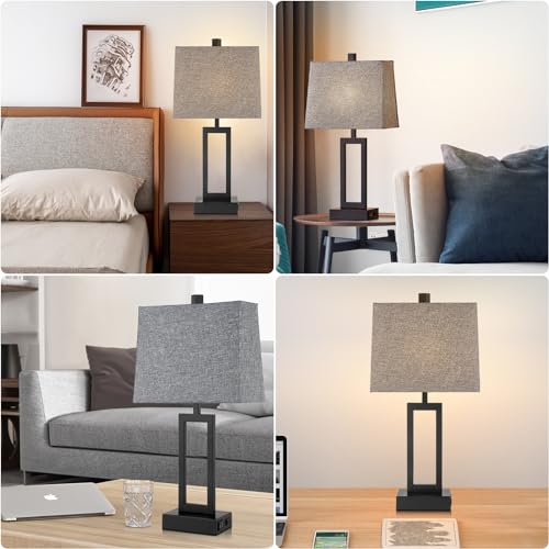 23.5" Touch Control Table Lamps Set of 2 (2 Count)