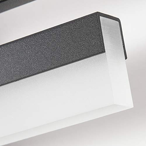 LED Bathroom Vanity Light 32inch Bathroom Light Fixtures Over Mirror Black Modern Bath Vanity Lighting Bar Dimmable