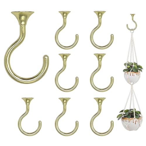Large Swag Ceiling Hooks Heavy Duty Swag Hook with Hardware for Hanging Plants Ceiling Installation Cavity Wall Fixing