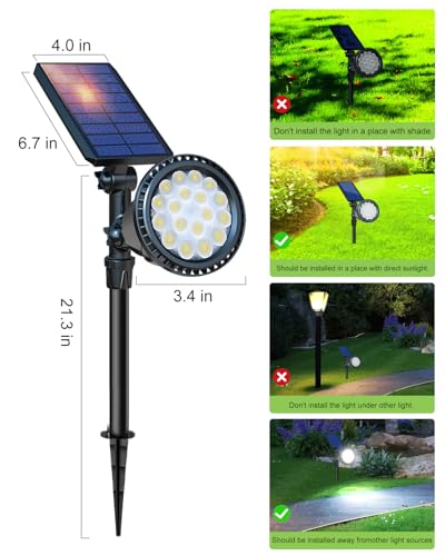 Solar Outdoor Lights (4 Count)