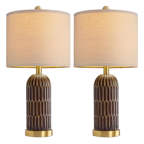 22.5" Bedside Table Lamps Set of 2 (2 Count)