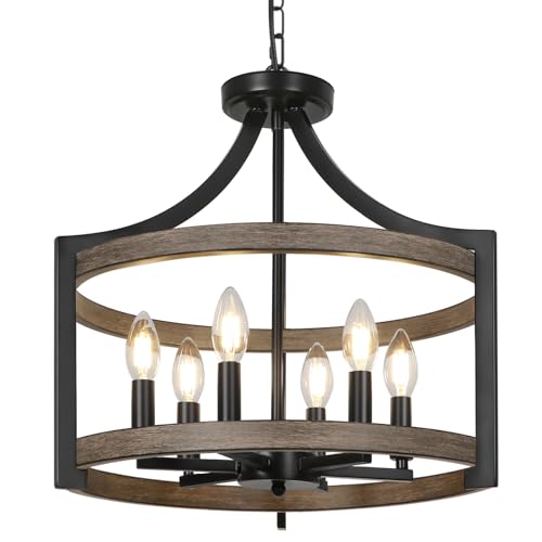 6 Light Farmhouse Chandelier