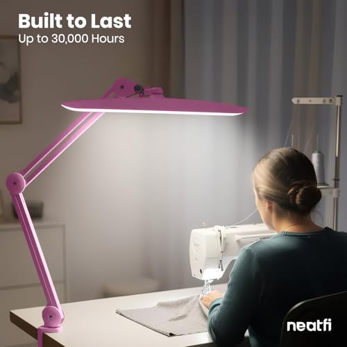 XL 2200 Lumens 20W LED Desk Lamp with Clamp