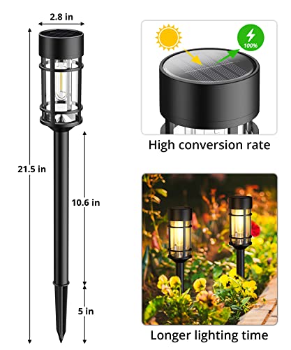 12 Pack Solar Lights Outdoor Pathway (12 Count)