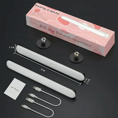 2 Pack Wireless Vanity Lights for Mirror (2 Count)