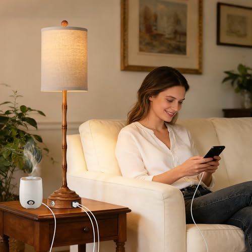 Tall Skinny Beside Lamps Set of 2