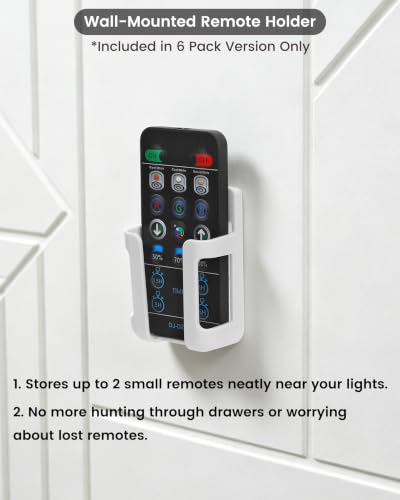 Puck Lights with Remote (6 Count)