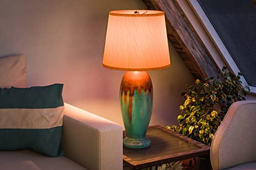 32366TEAL Tucson End Table Lamp