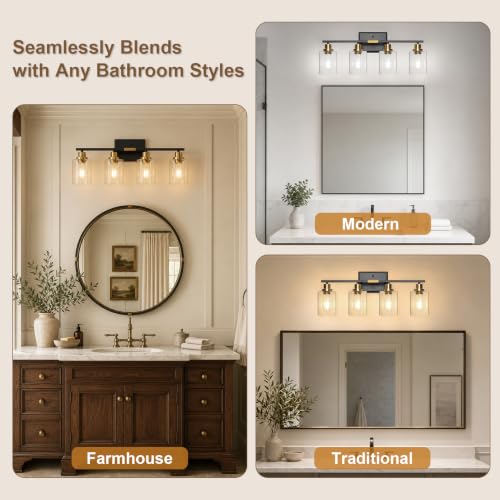 4 Light Bathroom Light Fixtures