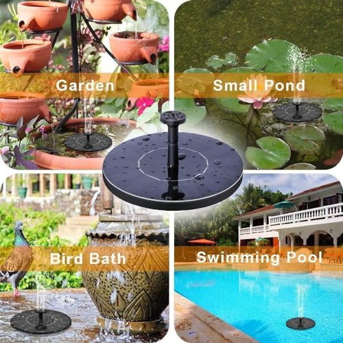 Solar Fountain Water Pump for Bird Bath