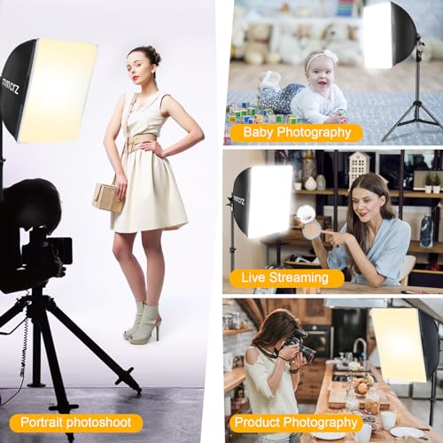 2Pack Professional Softbox Lighting Kit
