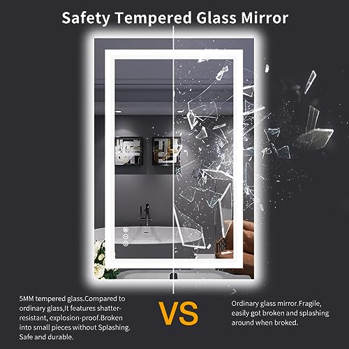 24"X36" LED Bathroom Mirror with Lights