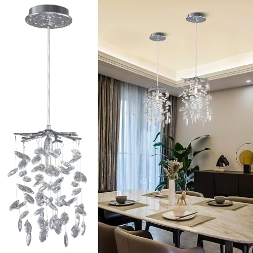 8.3" Crystal Pendant Light for Kitchen Island