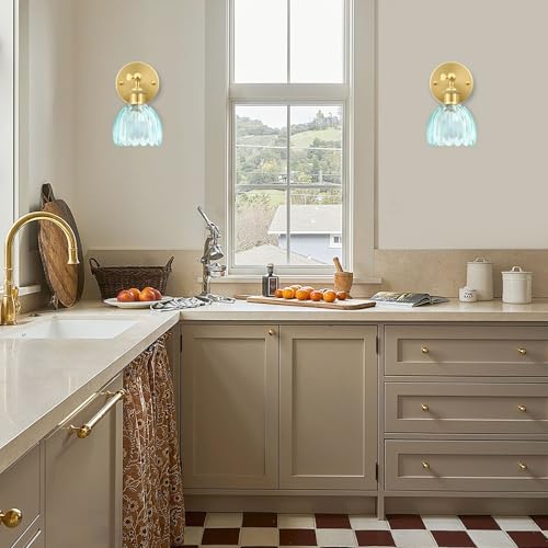 Vintage Battery Operated Wall Sconce (2 Count)