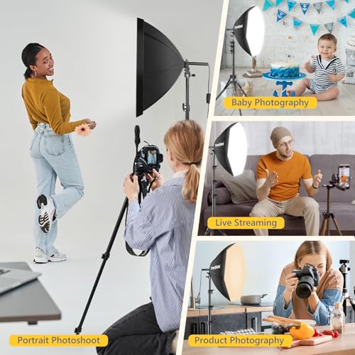 Softbox Photography Lighting Kit