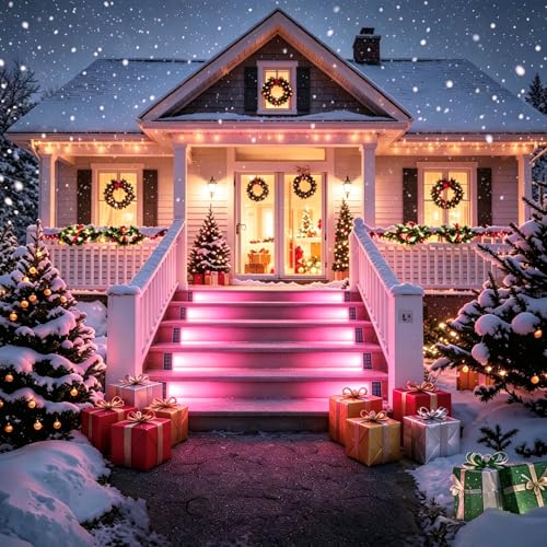 Solar Stair Lights 8 Pack (8 Count)