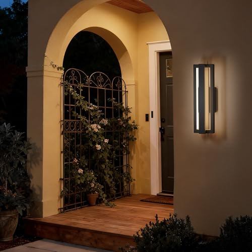 15 Inch Aluminum Modern Outdoor Wall Lights Sconce
