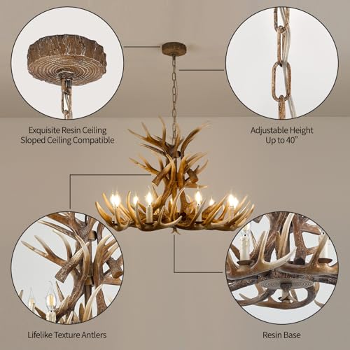 Deer Antler Chandelier Lighting