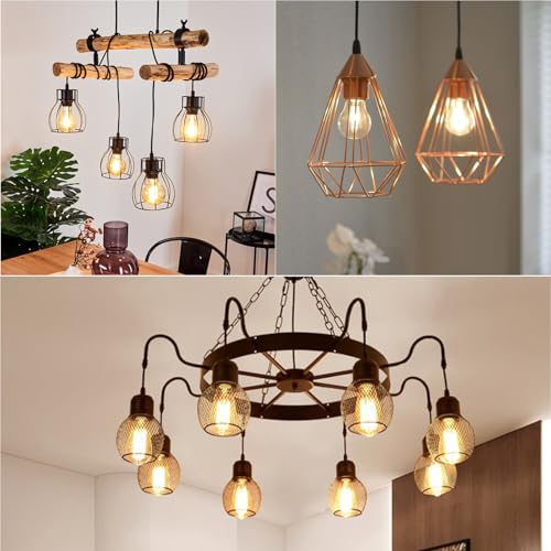 Vintage LED Edison Light Bulbs 60 Watt (6 Count)