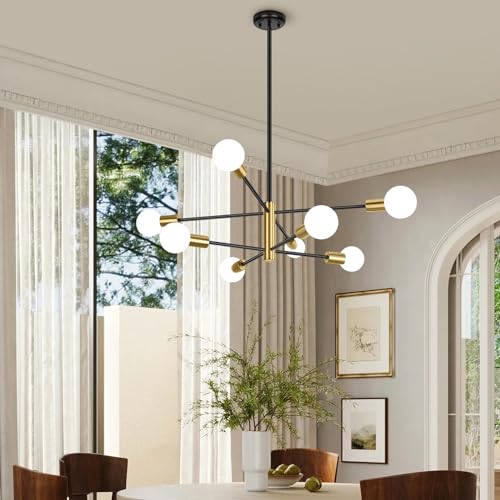 8 Light Modern Chandelier for Dining Room