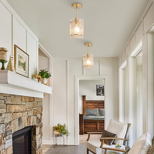 Gold Glass Pendant Lights Kitchen Island
