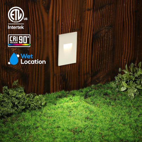 12 Pack 5CCT 120V LED Step Lights (12 Count)