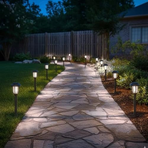 Solar Lights Outdoor 8 Pack (8 Count)