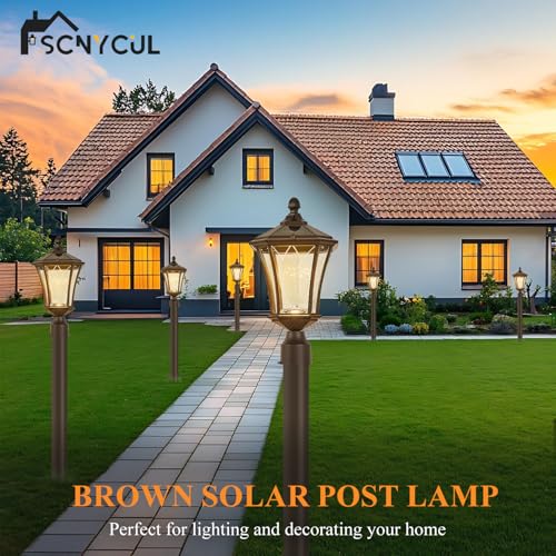 Dusk to Dawn Solar Outdoor Post Lights