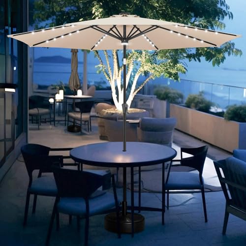 Solar Patio Umbrella with a Centre Light
