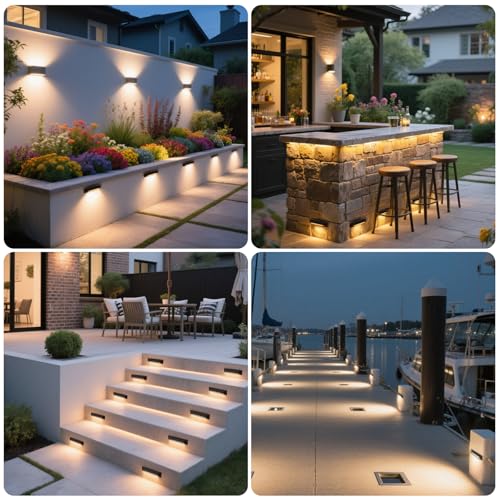 Energetic 5CCT LED Outdoor Step Lights (6 Count)