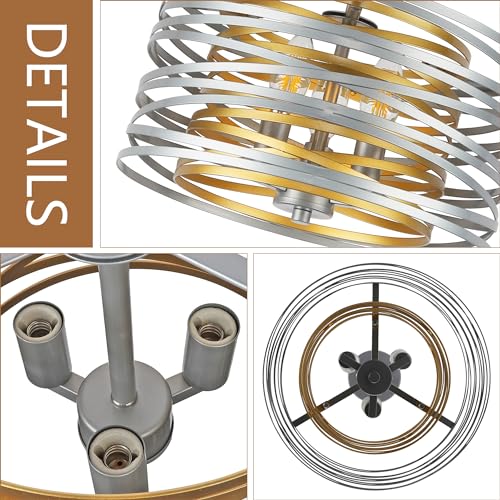 12.6'' Drum Pendant Light Fixture Hanging