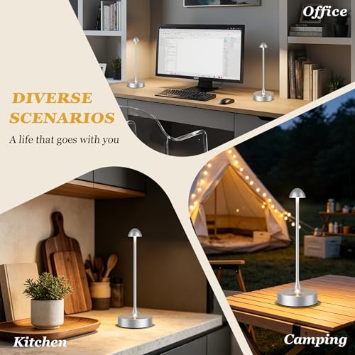 Rechargeable Cordless Table Lamp (2 Count)