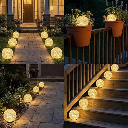 Solar Garden Lights Outdoor Waterproof (6 Count)