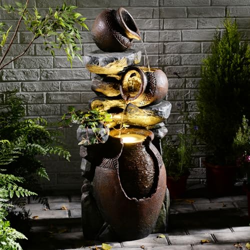 Garden Water Fountain Outdoor Decor