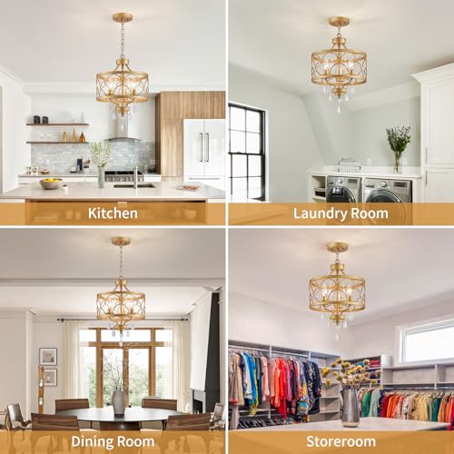Small Crystal Chandelier