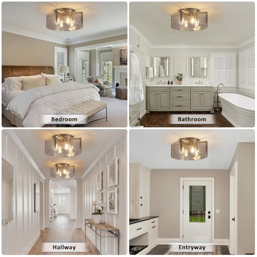 Modern Semi Flush Mount Ceiling Light Fixture