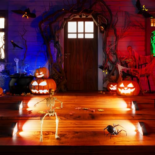 Solar Step Lights for Outside (16 Count)