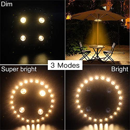 Patio Umbrella Lights Battery Operated (2 Count)