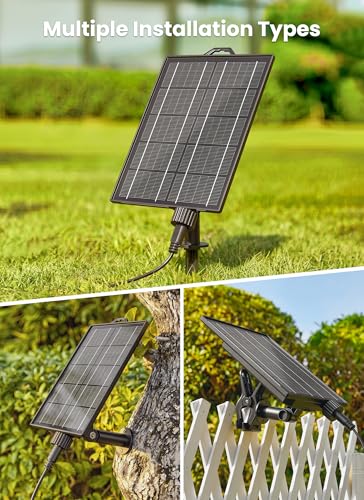 108FT 52LED Solar String Lights Outdoor with Remote & USB Port (108 Foot)