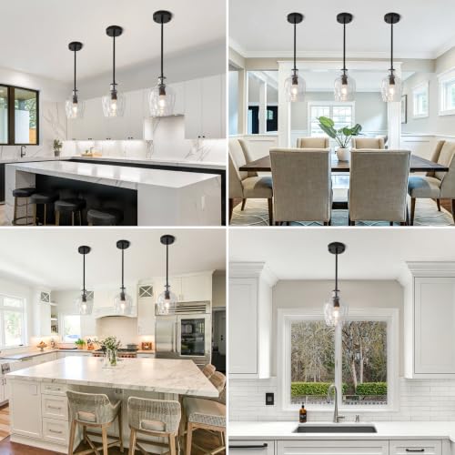 Black Pendant Lights Kitchen Island