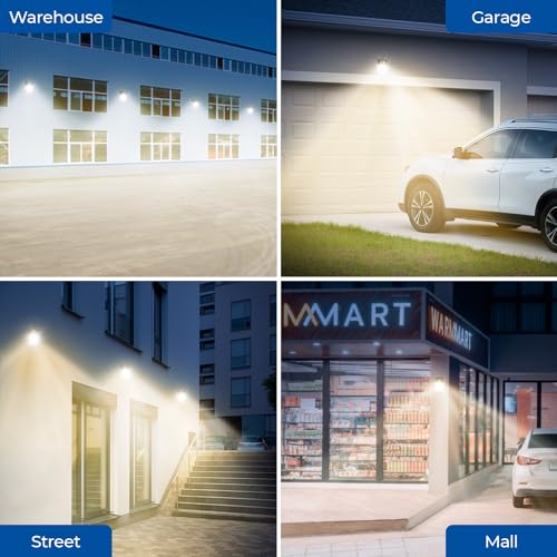 26W LED Wall Pack Light with Dusk to Dawn Sensor 3000k Bronze 2Pack (2 Count)