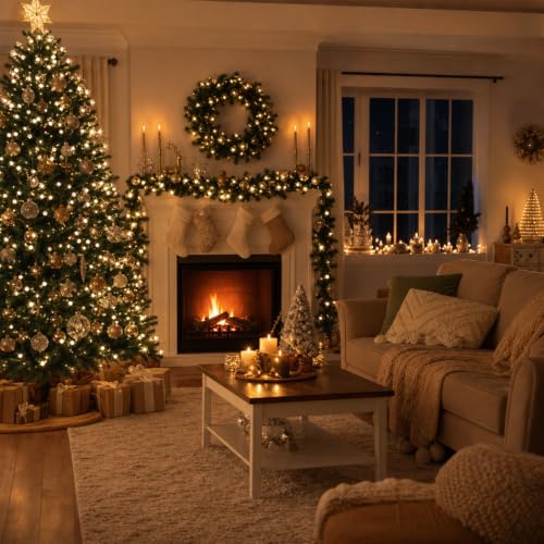 G14 Slow Twinkle Warm White Christmas Globe Lights (Warm White / 50 LED)